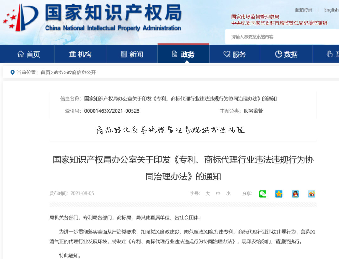 商标转让交易流程要注意规避哪些风险