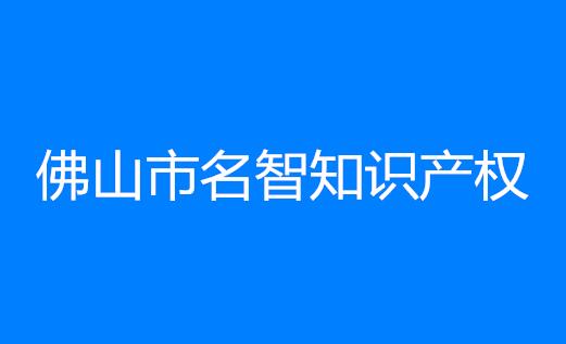 佛山市名智知识产权代理有限公司