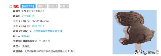 为雪糕申请专利!故宫这波操作666! 为雪糕申请专利!故宫这波操作666!
