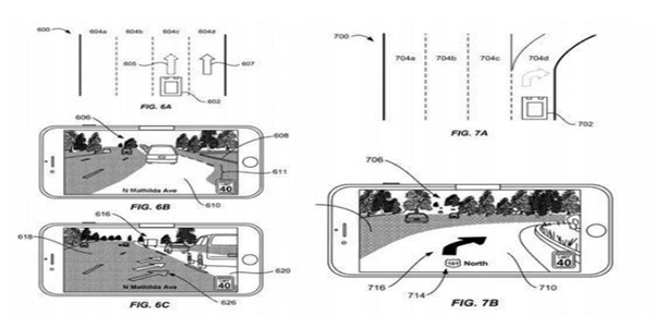 苹果申请AR地图专利 在实时路况上叠加导航信息 苹果申请AR地图专利 在实时路况上叠加导航信息