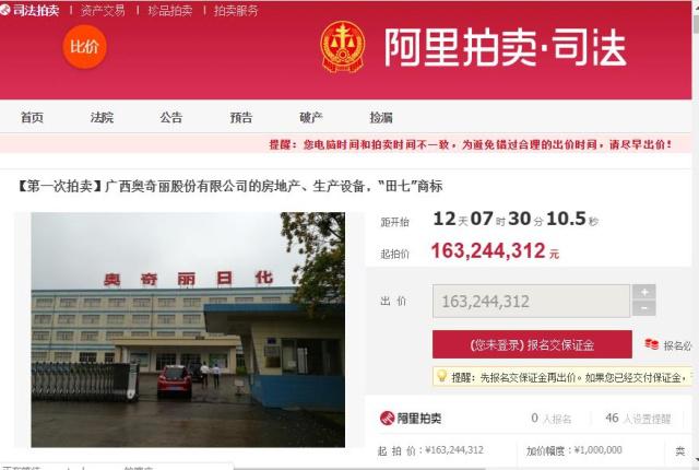 “田七”系列商标将被法拍,昔日国民牙膏品牌归属成谜 “田七”系列商标将被法拍,昔日国民牙膏品牌归属成谜