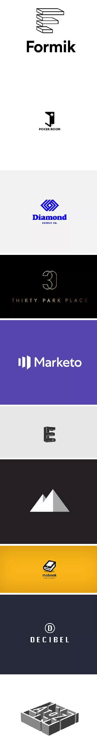 10个透视风格且很有特色的LOGO作品,记得收藏 10个透视风格且很有特色的LOGO作品,记得收藏