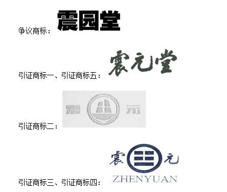 “震园堂”商标无效宣告案