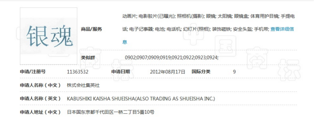 银魂为何在国内迟迟未登场呢 您是否知道动漫商标如何维权呢