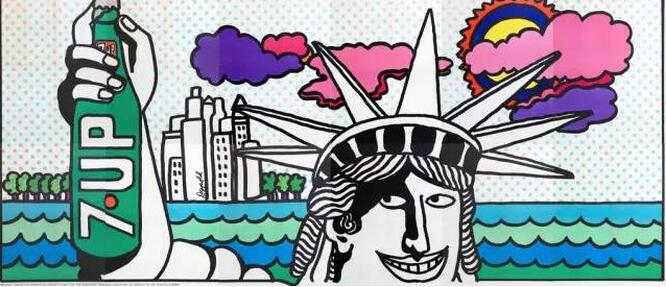 汽水商标设计图案欣赏 | 70s年代的惊艳靓丽七喜海报 汽水商标设计图案欣赏 | 70s年代的惊艳靓丽七喜海报