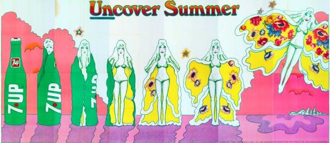 汽水商标设计图案欣赏 | 70s年代的惊艳靓丽七喜海报 汽水商标设计图案欣赏 | 70s年代的惊艳靓丽七喜海报