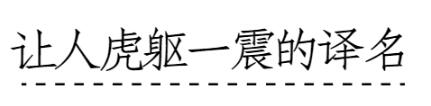 盘点：各大国际品牌的奇葩中文商标名字