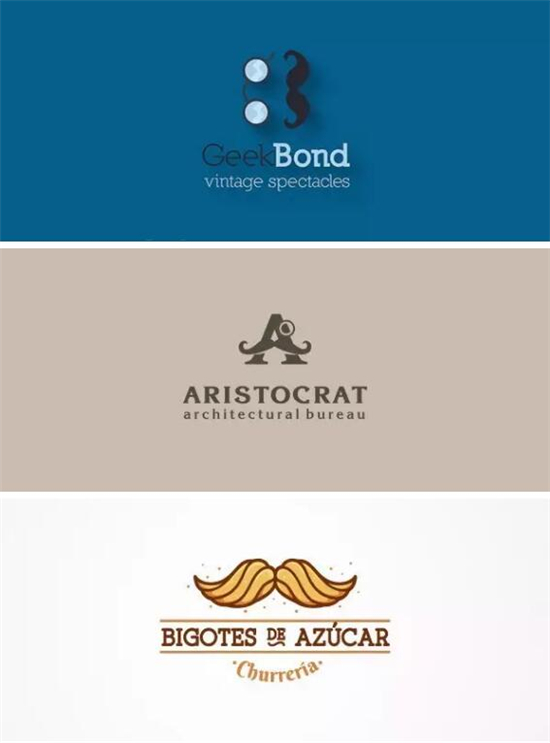 胡子元素商标设计作品赏析