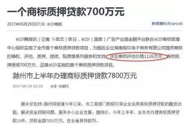商标权贷款2亿?你也可以做到! 商标权贷款2亿?你也可以做到!