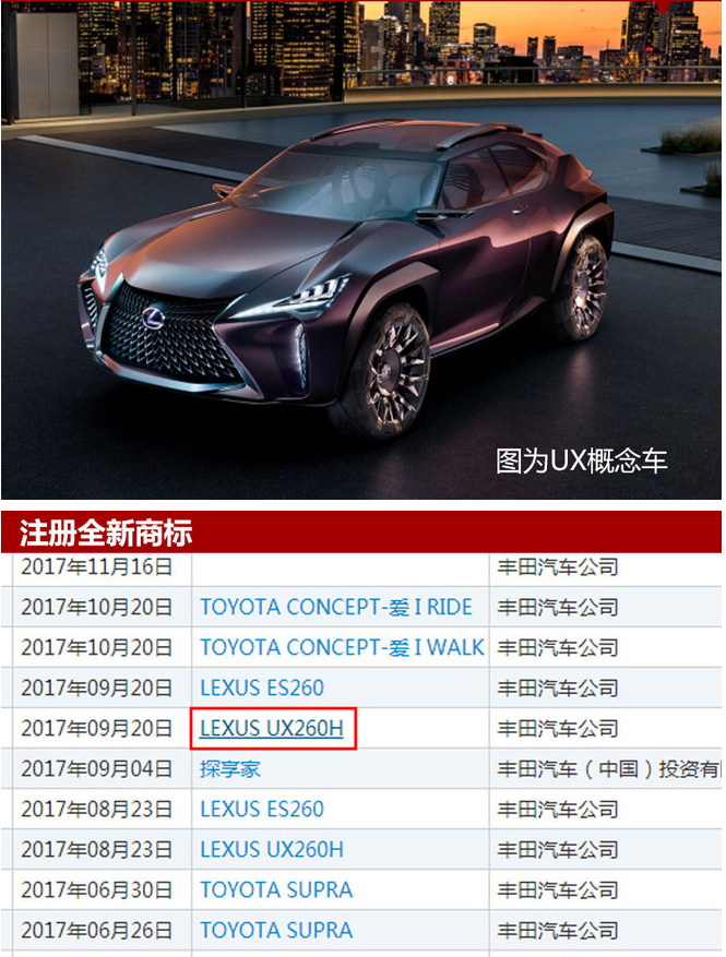 雷克萨斯注册 雷克萨斯注册