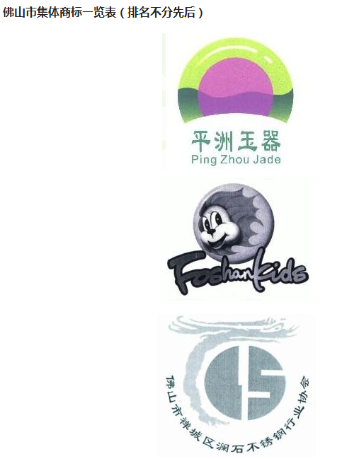 佛山集体商标已达21件 