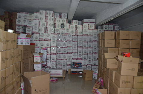 东莞市桥头警方成功捣毁一假冒Hasbro和LEGO注册商