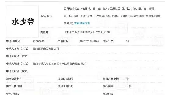 含有“少爷”的词能被注册成商标吗？附北京高院判决书
